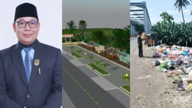 Anggota DPRD Lombok Timur Husni Mubarok Sulap Area Sampah di Pringgabaya