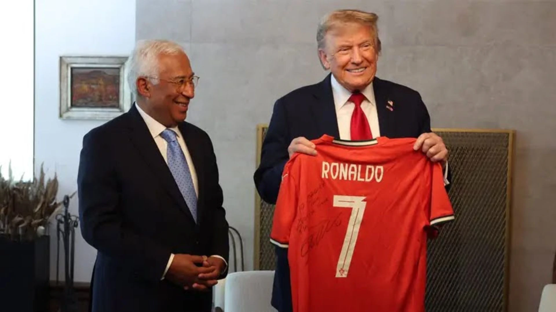 Cristiano Ronaldo Kirimin Trump Jersey
