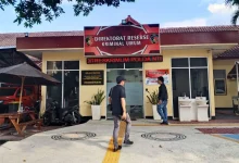 Gedung Dit Reskrimum Polda NTB Tersangka Kasus Kematian Brigadir Nurhadi Diperiksa