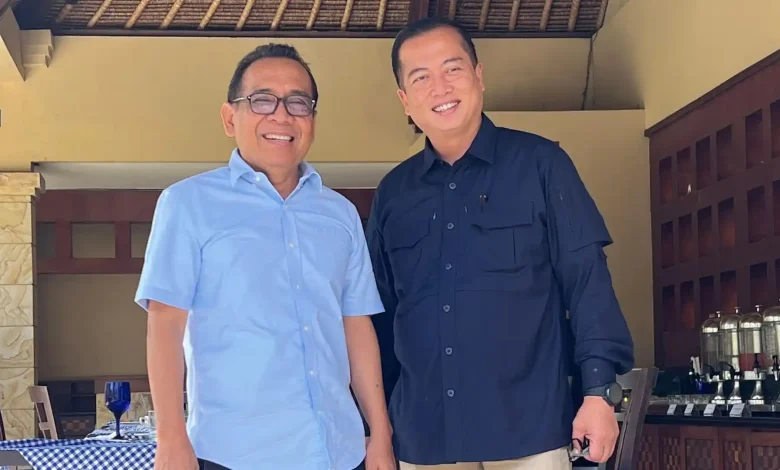 Gubernur NTB Lalu Iqbal Bertemu Menko PMK Pratikno