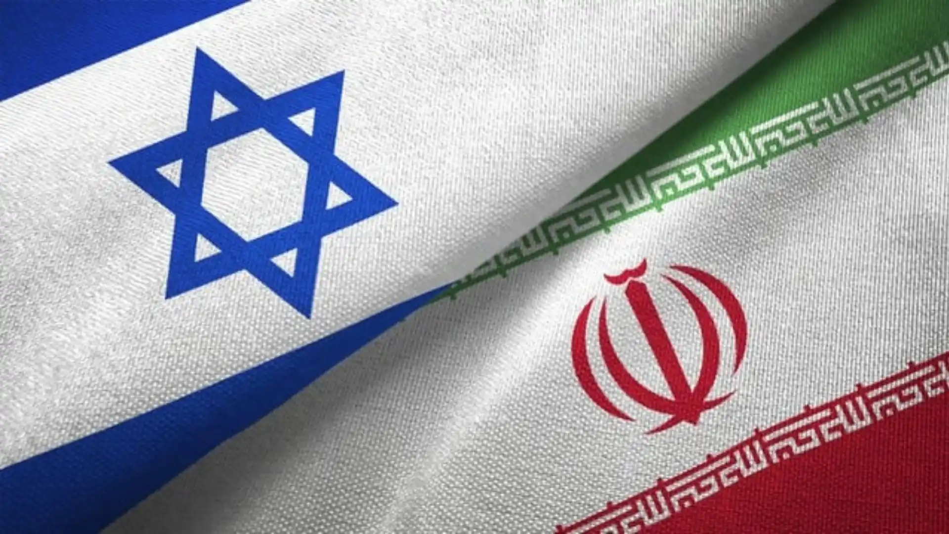 Ilustrasi Bendera dan Perang Israel Iran