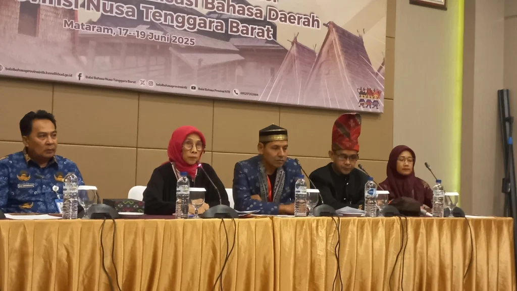 Konferensi Pers Bimtek Guru Master 2025 Balai Bahasa NTB