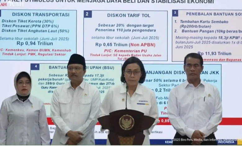Menteri Keuangan Sri Mulyani Diskon Tarif Listik 50 Persen