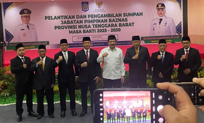 Pelantikan 5 Pimpinan Baznas NTB
