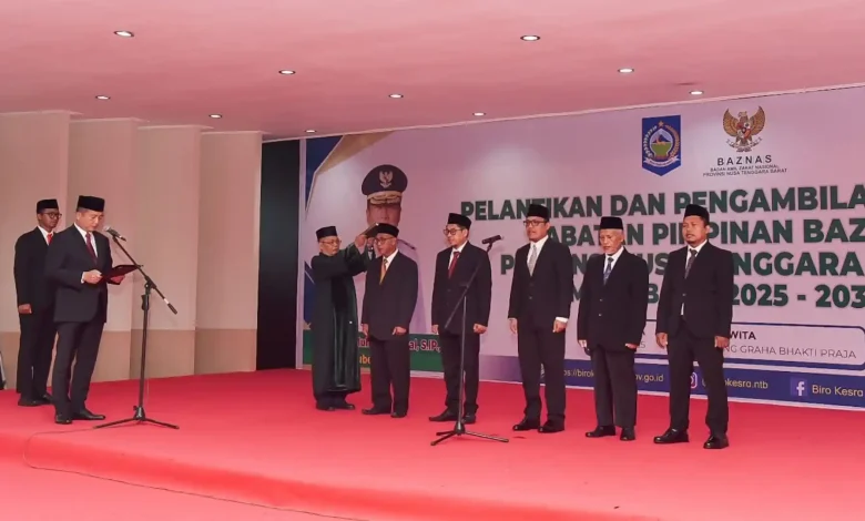 Pelantikan Pimpinan Baznas NTB