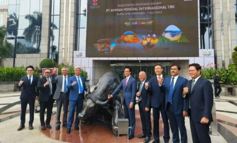 Pencatatan Perdana Saham AMMN Usai Pergantian Direktur Utama