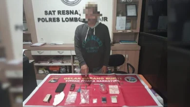 Penggerebekan Pengedar Sabu Narkoba di Masbagik Lombok Timur