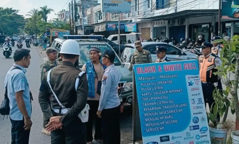 Penindakan Juru Parkir Jukir Ilegal dan Bandel di Kota Mataram