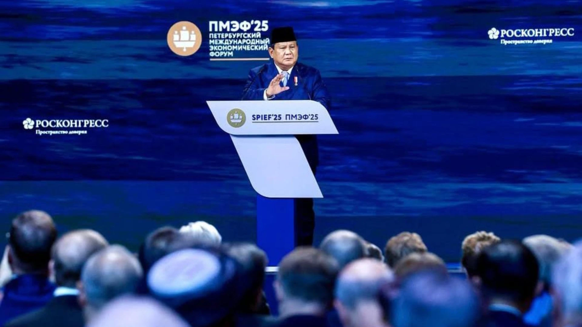 Prabowo Jadi Pembicana Forum Ekonomi Internasional St. Petersburg SPIEF Rusia 2025