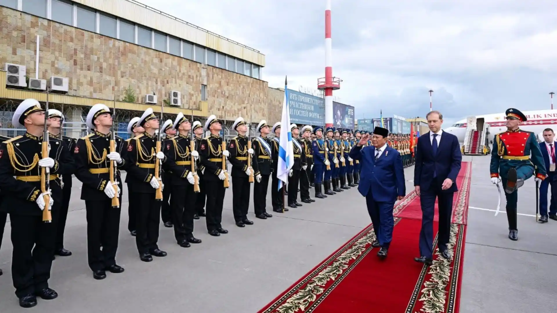 Presiden Prabowo Tiba di Rusia Bertemu Putin