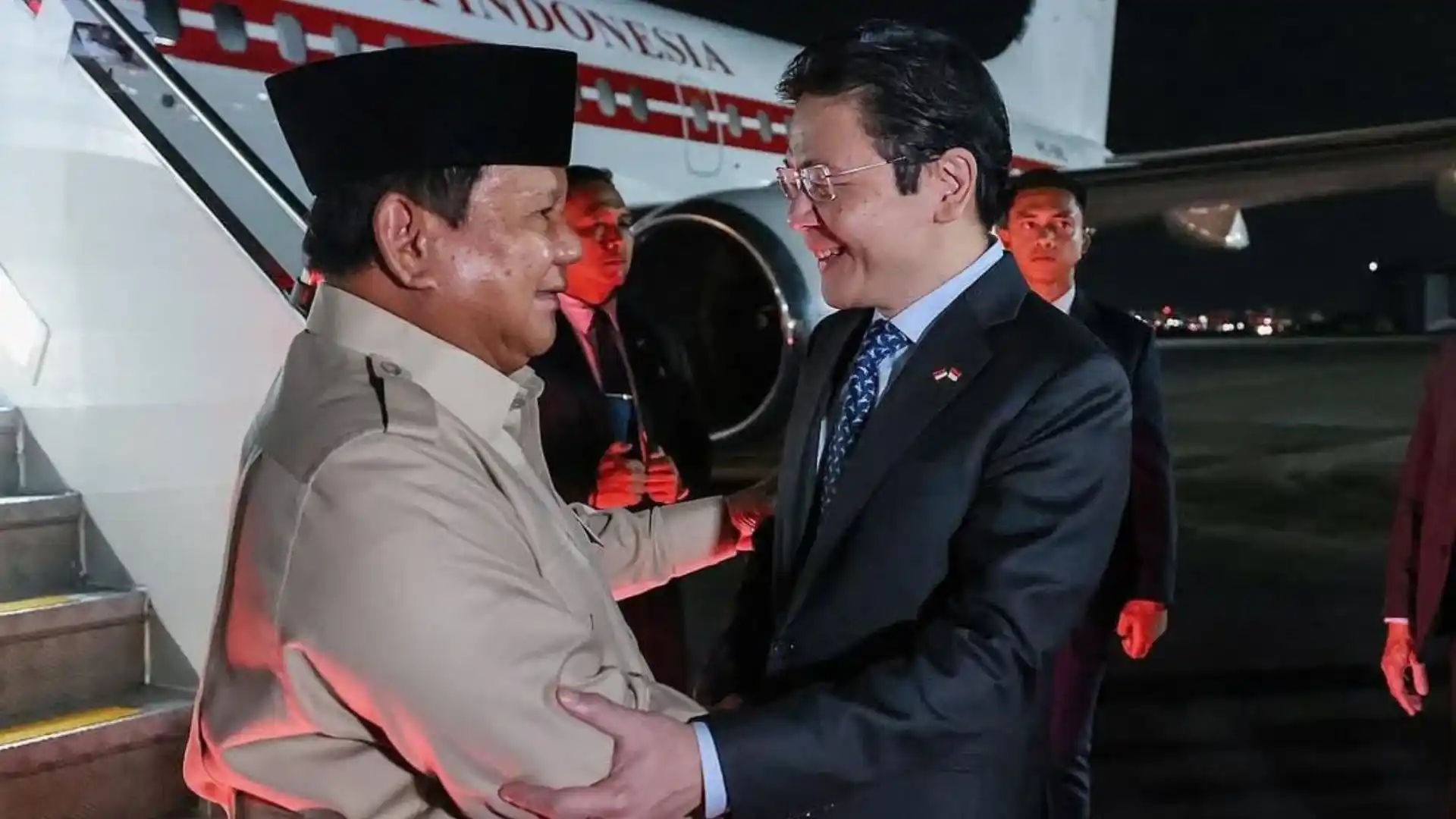 Presiden Prabowo Tiba di Singapura
