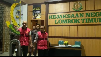 Tersangka Kasus Korupsi Sumur Bor Lombok Timur