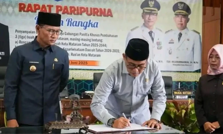 Tiga Raperda Baru Kota Mataram 2025