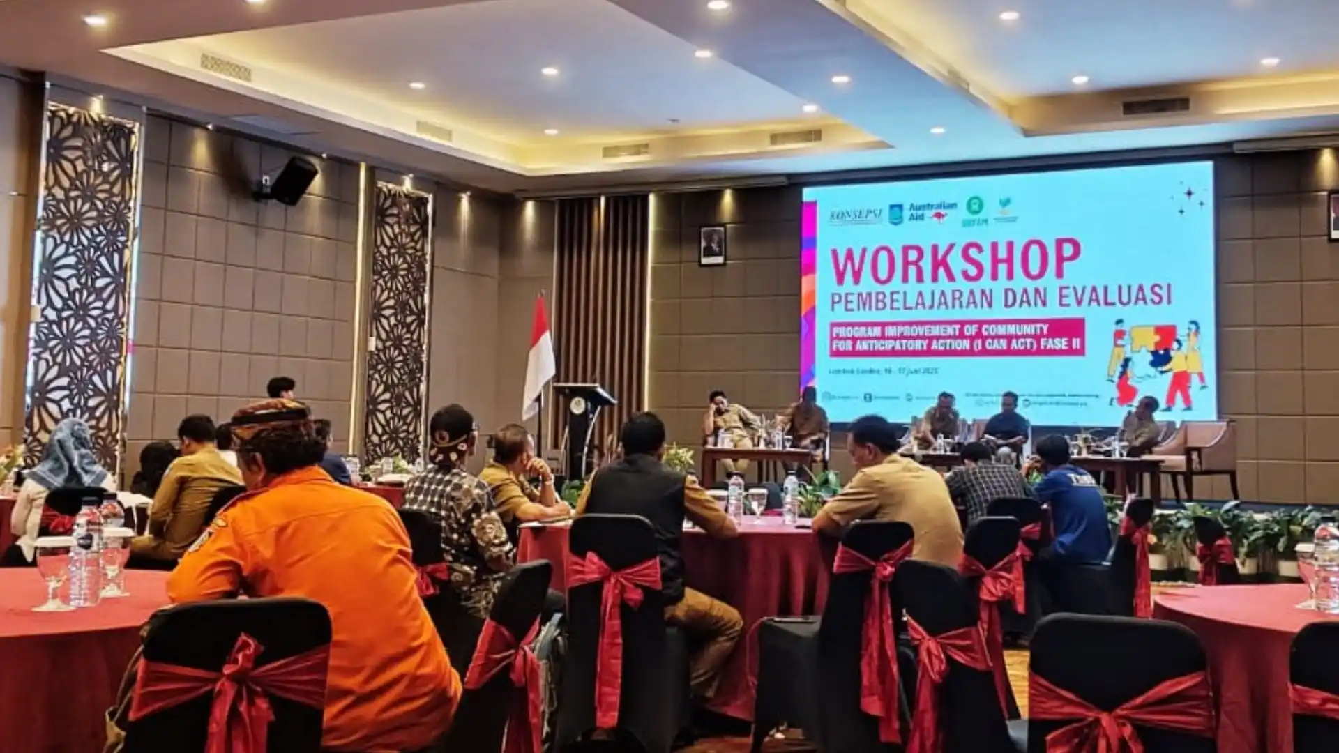 Workshop Pembelajaran dan Evaluasi Program I CAN ACT di Kota Mataram