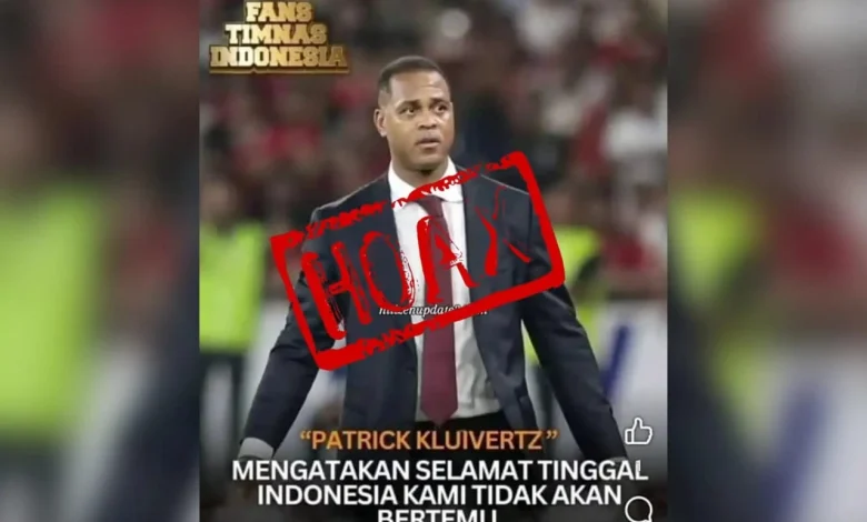 Patrick Kluivert Dikabarkan Mundur Jadi Pelatih Timnas Indonesia