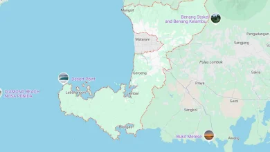 Peta Kabupaten Lombok Barat