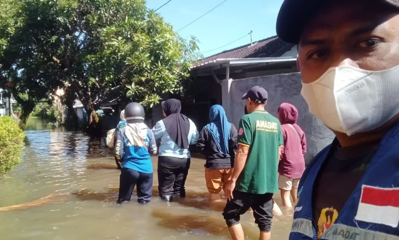 Banjir di Desa Perampuan Lombok Barat