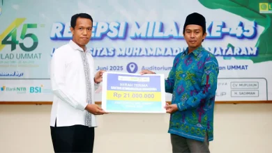 Bantuan Kewirausahaan Mahasiswa Ummat dalam rangka Milad ke-45