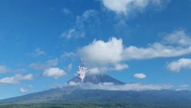 Gunung Semeru Erupsi