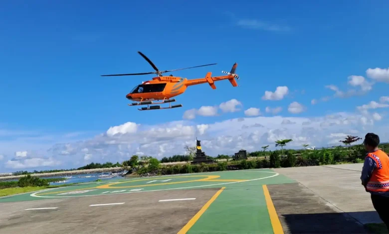 Helikopter Dikerahkan Pendaki Denmark Terjatuh di Gunung Rinjani