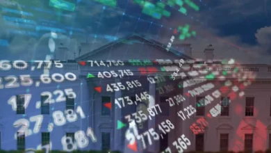 Ilustrasi chart harga saham di bursa juli 2025
