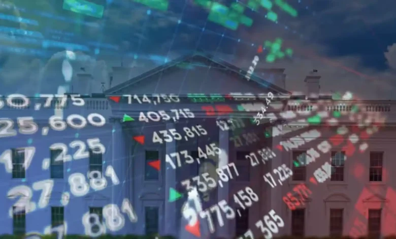 Ilustrasi chart harga saham di bursa juli 2025