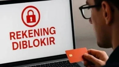 Ilustrasi rekening diblokir PPATK