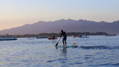 Inorga SUP ID dan APRI Fornas VIII NTB di Gili Trawangan