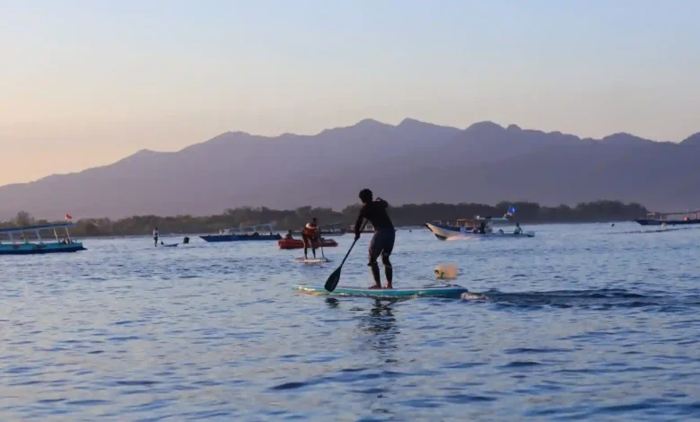 Inorga SUP ID dan APRI Fornas VIII NTB di Gili Trawangan