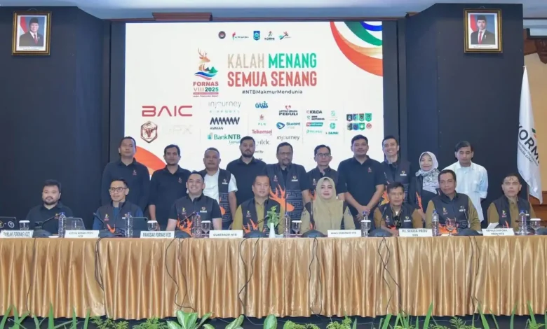 Jajaran Pemprov NTB dan Panitia Fornas VIII NTB 2025