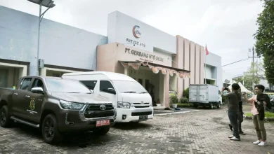 Kantor PT GNE Dugaan Korupsi Pengelolaan Keuangan