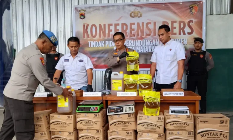 Kapolresta Mataram Dugaan MinyaKita Dikurangi Isinya
