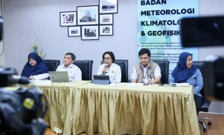 Konferensi Pers BMKG Peringatan Tsunami