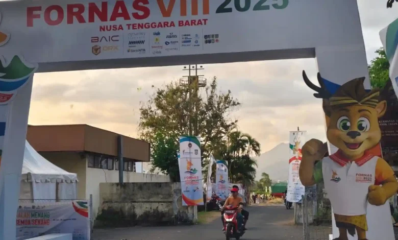 Lokasi Fornas VIII NTB 2025 di Eks Bandara Selaparang
