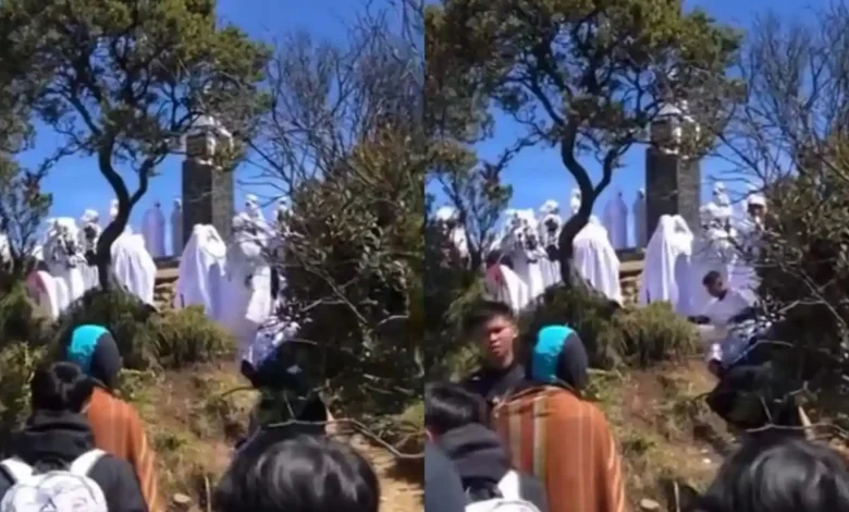 Misteri Orang Berbaju Putih di Jalur Pendakian Gunung Lawu