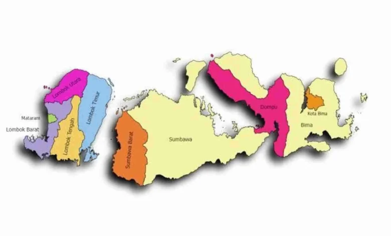 Peta Provinsi NTB 2025
