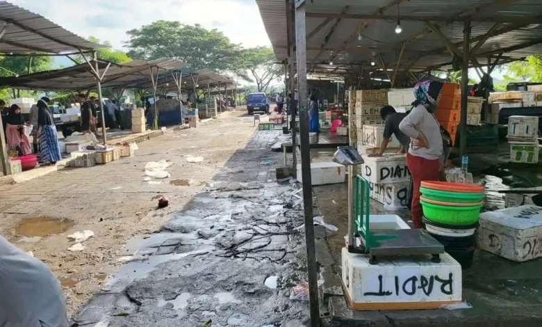 Pasar Ikan di Bintaro Ampenan