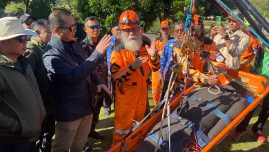 Pelatihan Vertical Rescue Evacuation di Gunung Rinjani