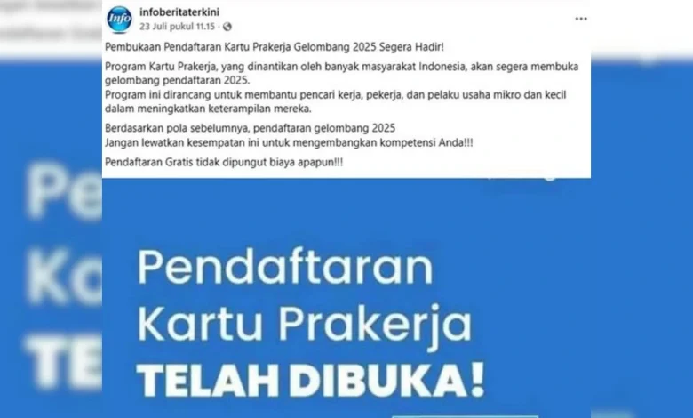 Pendaftaran Kartu Prakerja 2025
