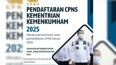 Poster Pendaftaran CPNS Kemenkumham 2025