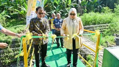 Peresmian Jembatan Amanah DIbangun dengan CSR Bank NTB Syariah