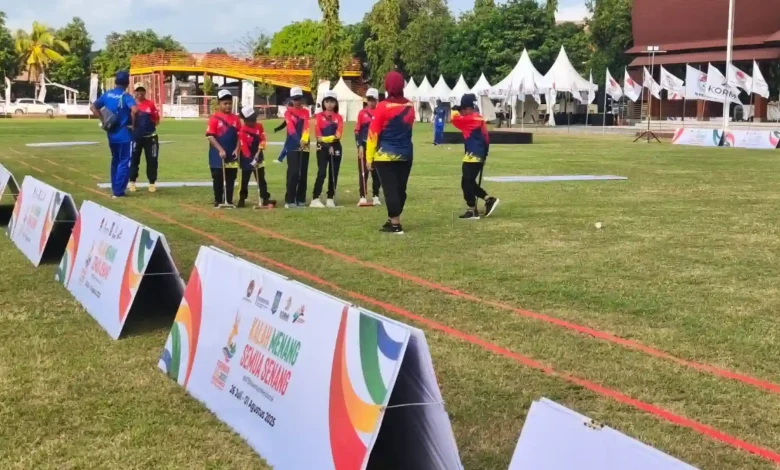 Pertandingan Gateball Fornas VIII NTB 2025