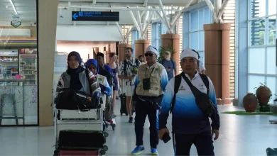 Peserta Fornas VIII NTB 2025 Tiba di Bandara Lombok