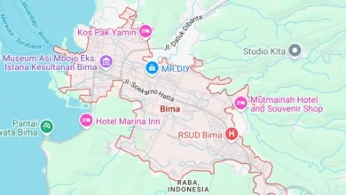 Peta Kota Bima