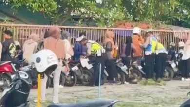 Polisi Gelar Razia di Parkiran Perusahaan