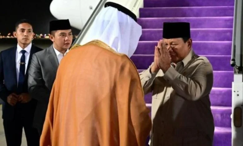 Prabowo Bertolak ke Brasil dari Arab Saudi