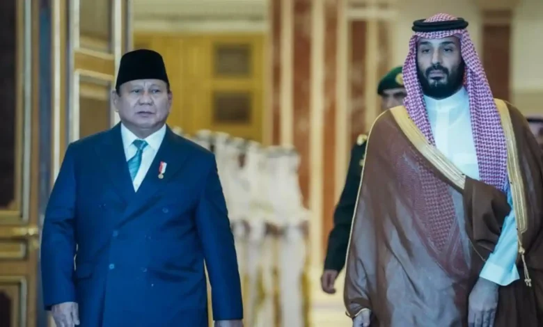 Presiden Indonesia Prabowo Bertemu Pangeran Arab Saudi MBS