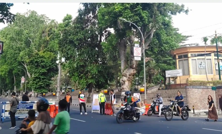 Rekayasa Lalu Lintas Pembukaan Fornas VIII di Kota Mataram