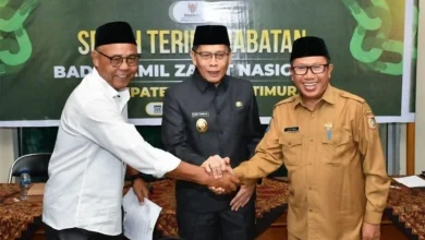 Serah Terima Jabatan Baznas Lombok Timur Pengelolaan ZIS