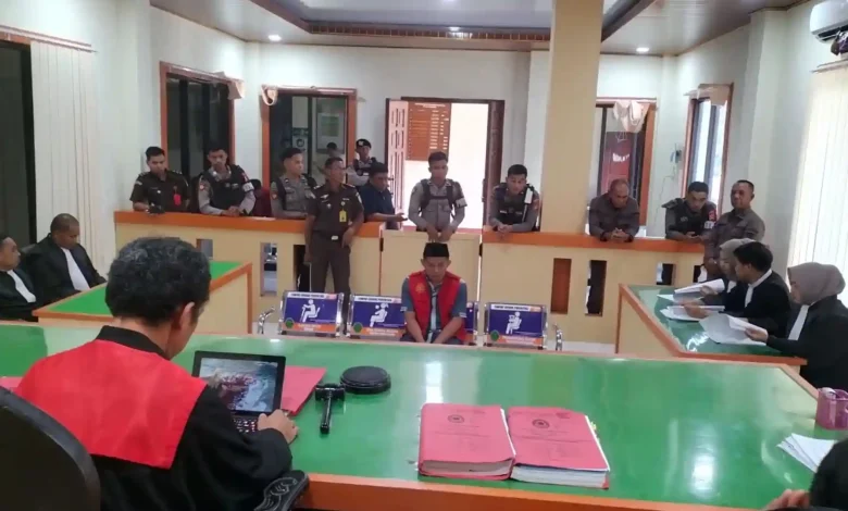 Suasana Sidang Kasus Narkotika di Bima